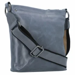 Harold's Umhängetaschen<Caugio Umhängetasche Leder 21 cm blau