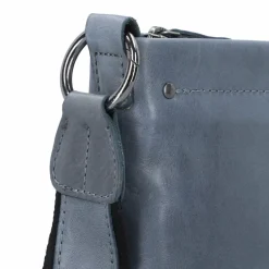 Harold's Umhängetaschen<Caugio Umhängetasche Leder 21 cm blau