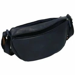 Hot Harold's Caugio Umhängetasche Leder 36 cm dunkelblau