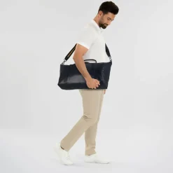 Outlet Harold's Caugio Weekender Reisetasche Leder 43 cm dunkelblau