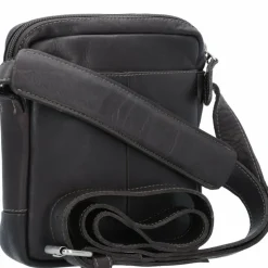 Hot Harold's Concepts Umhängetasche Leder 18 cm braun