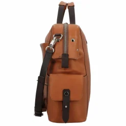 Hot Harold's Country Aktentasche Leder 35 cm cognac