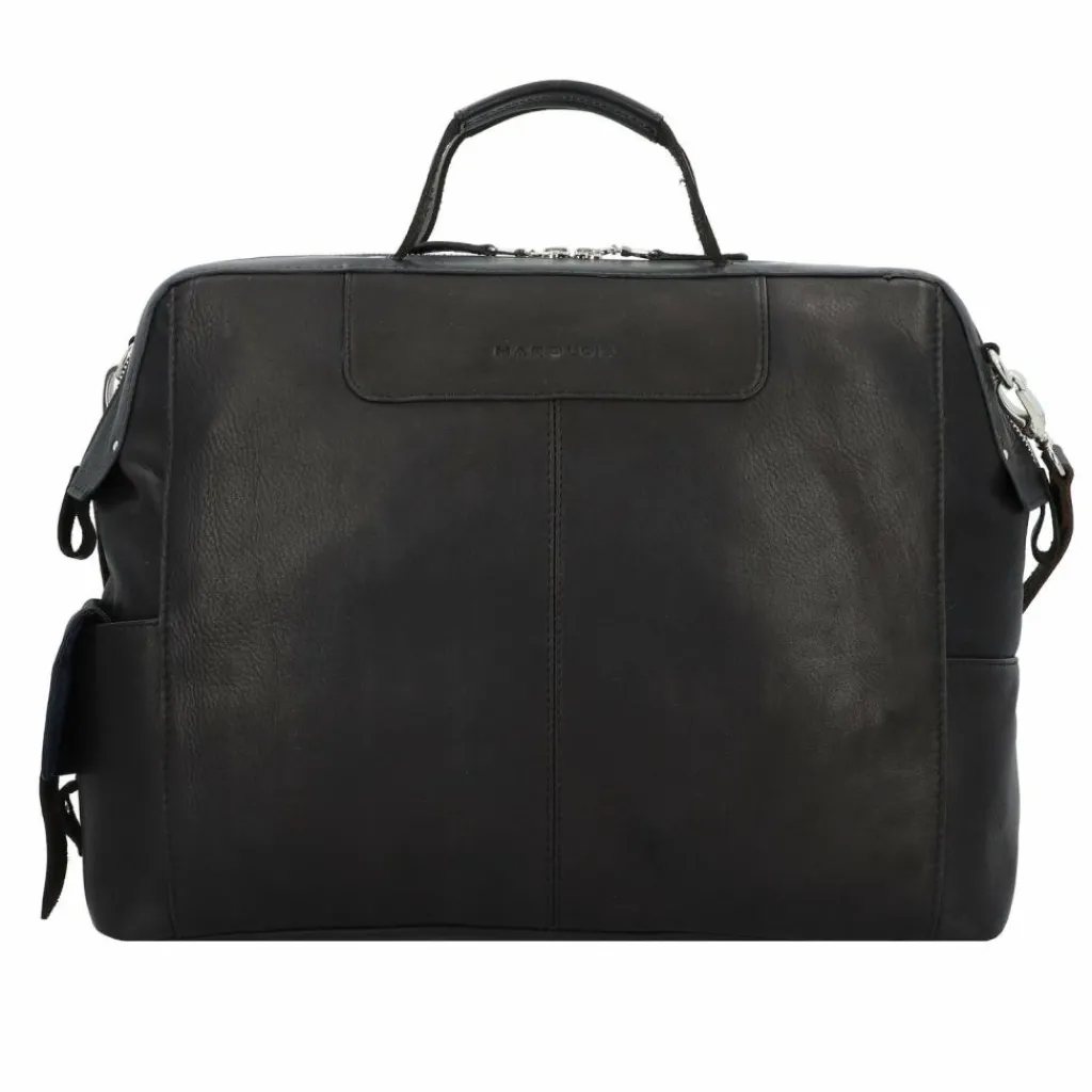 Harold's Aktentaschen<Country Aktentasche Leder 35 cm schwarz
