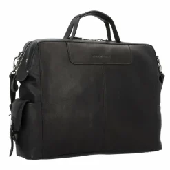 Harold's Aktentaschen<Country Aktentasche Leder 35 cm schwarz
