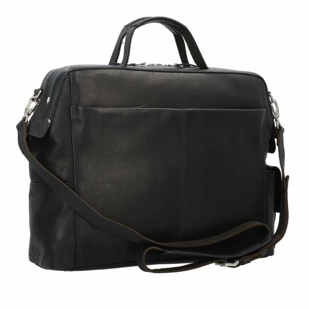 Harold's Aktentaschen<Country Aktentasche Leder 35 cm schwarz