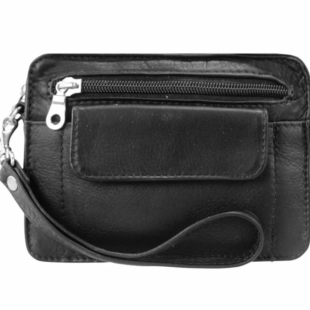 Harold's Herrentaschen<Country Gürteltasche Leder 16 cm schwarz