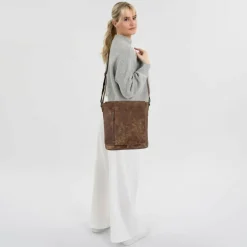 Harold's Crunchy Umhängetasche Leder 27 cm