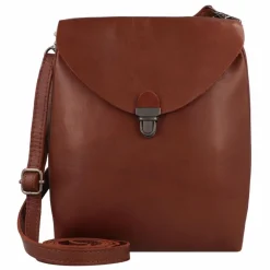 Harold's Mini Bags|Umhängetaschen<Fold Mini Bag Umhängetasche Leder 17 cm cognac