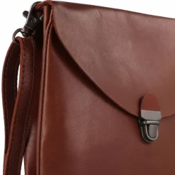 Harold's Mini Bags|Umhängetaschen<Fold Mini Bag Umhängetasche Leder 17 cm cognac