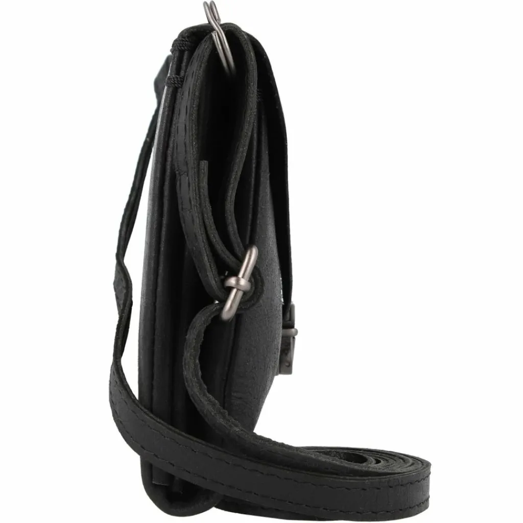 Harold's Umhängetaschen<Fold Umhängetasche Leder 20 cm schwarz