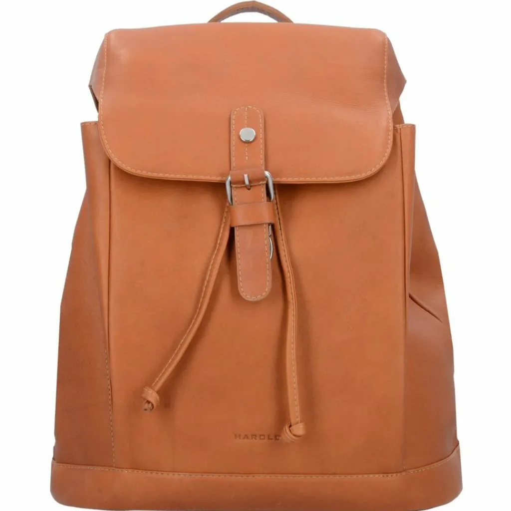 Harold's Lederrucksäcke|Daypacks<Heritage City Rucksack Leder 40 cm cognac