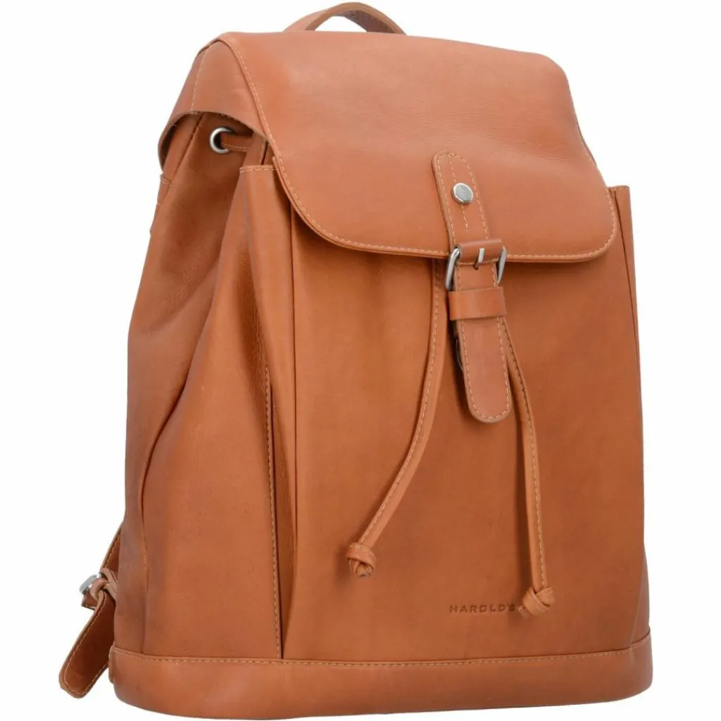 Harold's Lederrucksäcke|Daypacks<Heritage City Rucksack Leder 40 cm cognac