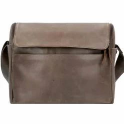 Harold's 2in1 Aktentasche Leder 36 cm Laptopfach taupe
