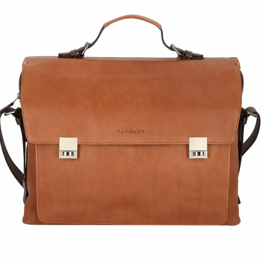 Harold's Ivy Aktentasche Leder 41 cm Laptopfach