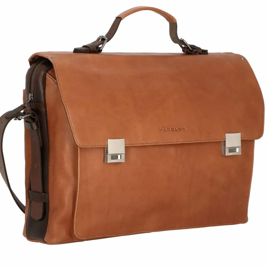 Harold's Ivy Aktentasche Leder 41 cm Laptopfach