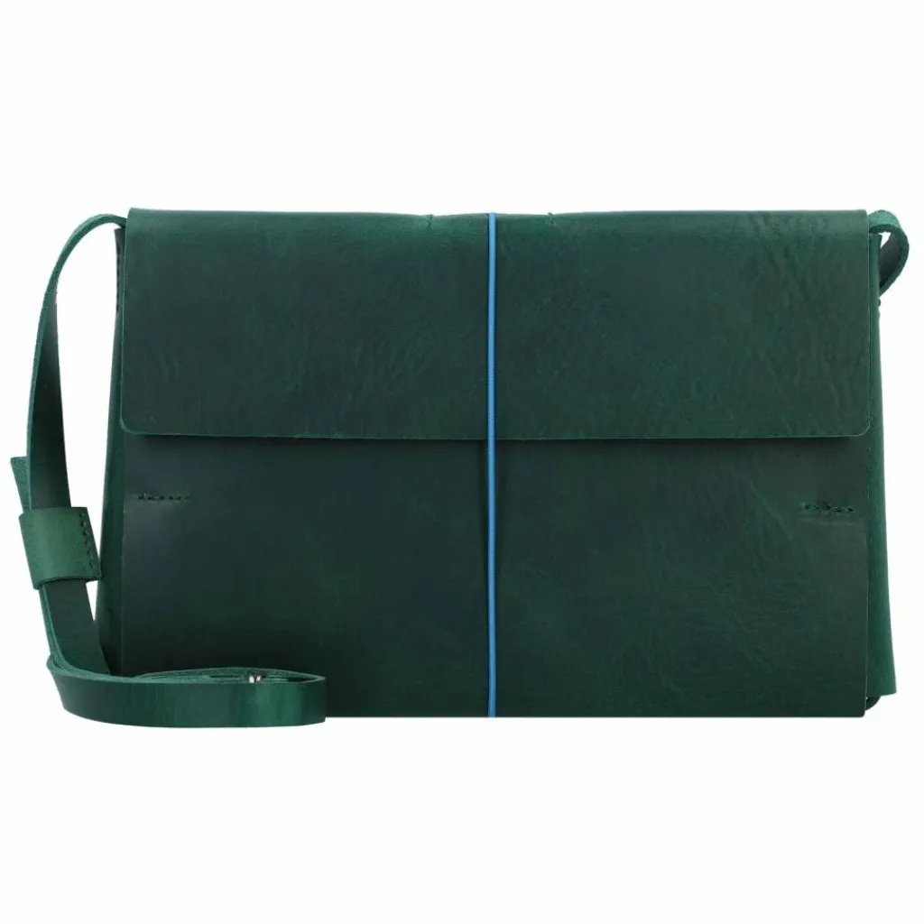 Harold's Keeper Clutch Tasche Leder 26 cm gruen