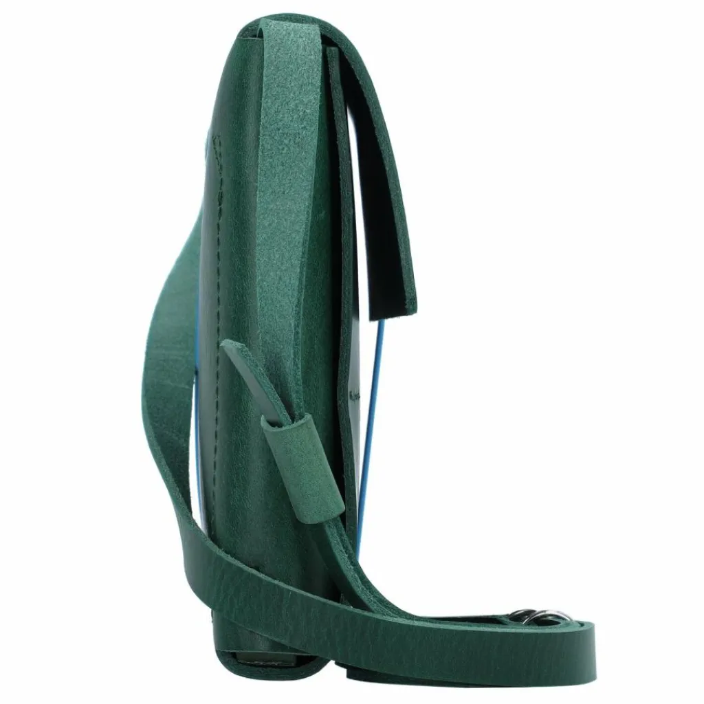 Harold's Keeper Clutch Tasche Leder 26 cm gruen