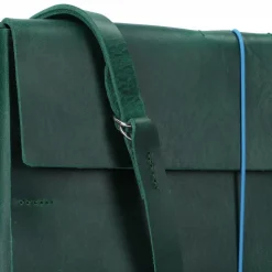 Harold's Keeper Clutch Tasche Leder 26 cm gruen