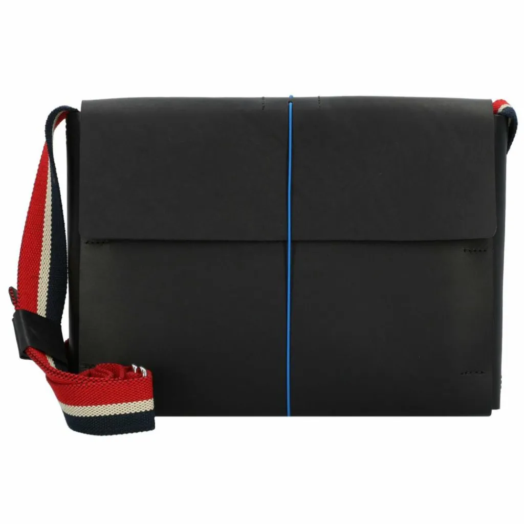 Clearance Harold's Keeper Messenger Leder 32 cm schwarz