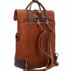 Harold's Lederrucksäcke|Business-Rucksäcke<Mount Ivy Rucksack 35cm Laptopfach cognac/braun