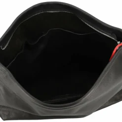 Harold's Schultertaschen<Nabuku Schultertasche Leder 39 cm schwarz