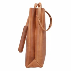 Harold's Shopper|Henkeltaschen<Paperbag Shopper Tasche Leder 33 cm cognac