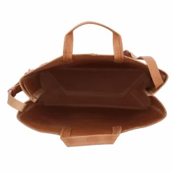 Harold's Shopper|Henkeltaschen<Paperbag Shopper Tasche Leder 33 cm cognac