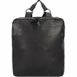 Harold's Lederrucksäcke|City Rucksäcke<Submarine City Rucksack Leder 33 cm schwarz