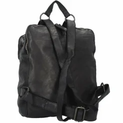 Harold's Lederrucksäcke|City Rucksäcke<Submarine City Rucksack Leder 33 cm schwarz