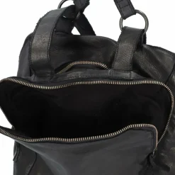 Harold's Lederrucksäcke|City Rucksäcke<Submarine City Rucksack Leder 33 cm schwarz