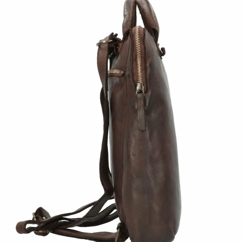 Harold's Lederrucksäcke|Daypacks<Submarine Daypack Leder 33 cm Laptopfach braun