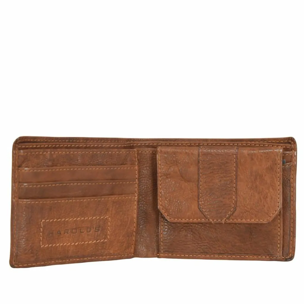 Best Harold's Submarine Geldbörse II Leder 12 cm cognac