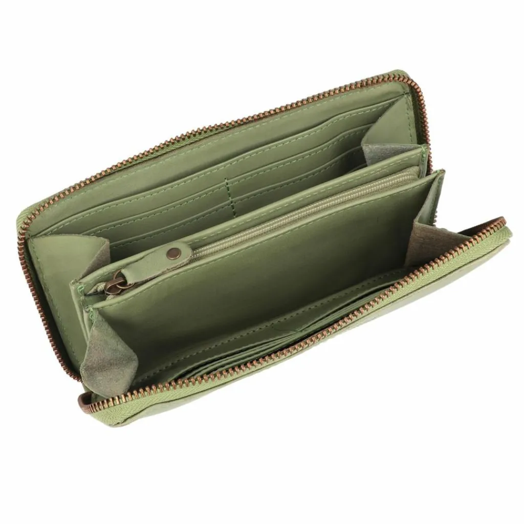 Outlet Harold's Submarine Geldbörse Leder 19 cm lindgrün