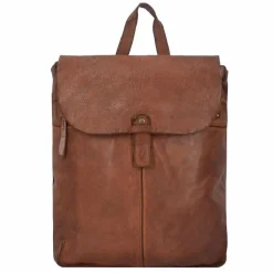New Harold's Submarine Rucksack Leder 33 cm cognac