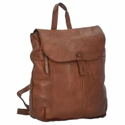 New Harold's Submarine Rucksack Leder 33 cm cognac