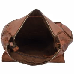 New Harold's Submarine Rucksack Leder 33 cm cognac