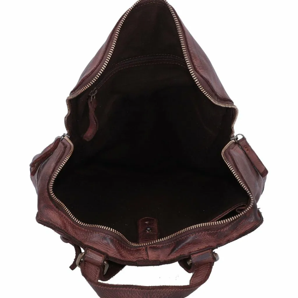 Online Harold's Submarine Rucksack Leder 34 cm Laptopfach braun