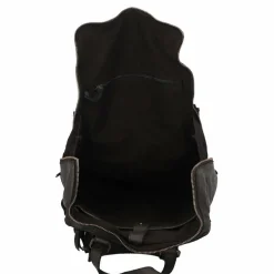 Harold's Submarine Rucksack Leder 37 cm Laptopfach schwarz