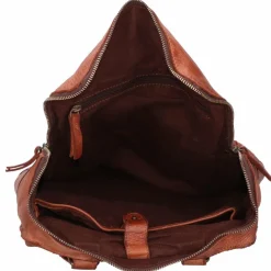 Harold's Lederrucksäcke|Daypacks<Submarine Rucksack Leder 34 cm Laptopfach cognac