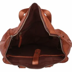 Harold's Lederrucksäcke|Business-Rucksäcke<Submarine Rucksack Leder 37 cm Laptopfach cognac