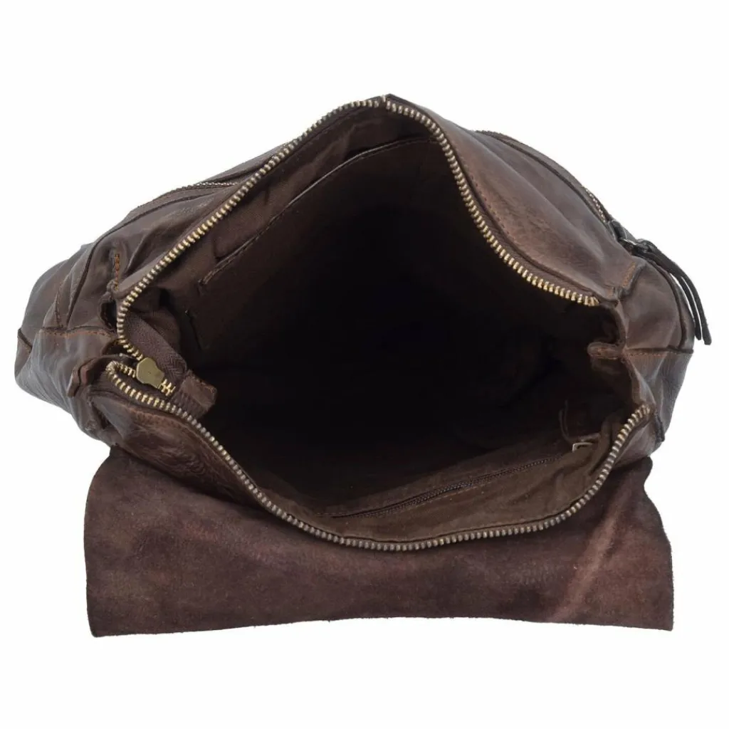New Harold's Submarine Rucksack Leder 33 cm braun