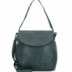 Harold's Schultertaschen<Submarine Schultertasche Leder 22 cm grün