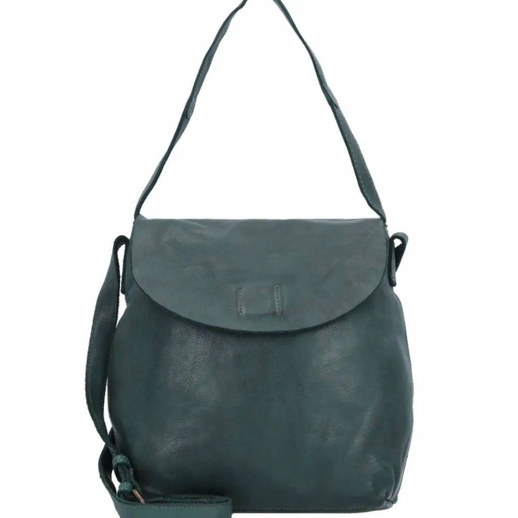 Harold's Schultertaschen<Submarine Schultertasche Leder 22 cm grün