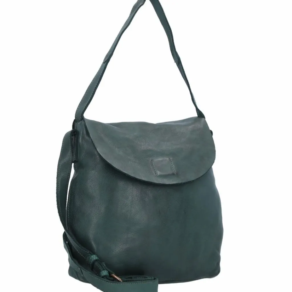 Harold's Schultertaschen<Submarine Schultertasche Leder 22 cm grün