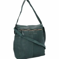 Harold's Schultertaschen<Submarine Schultertasche Leder 22 cm grün
