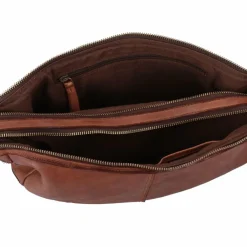 Online Harold's Submarine Schultertasche Leder 39 cm cognac