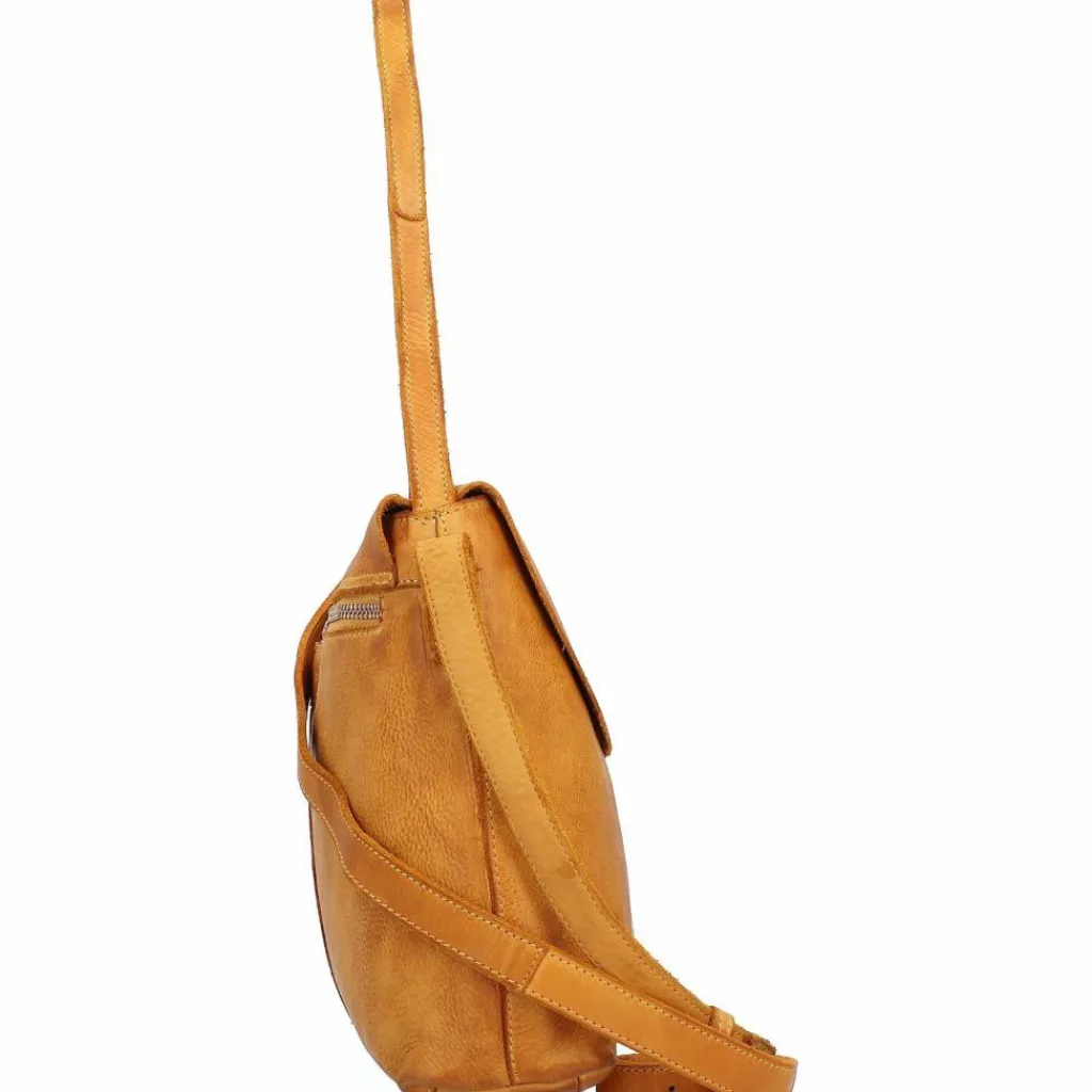 Best Harold's Submarine Schultertasche L Leder 28 cm gelb