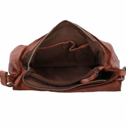 Harold's Schultertaschen<Submarine Schultertasche Leder 24 cm cognac
