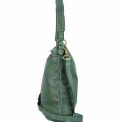 Outlet Harold's Submarine Schultertasche Leder 33 cm grün
