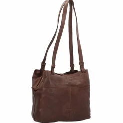Harold's Henkeltaschen|Schultertaschen<Submarine Schultertasche Leder 31 cm braun